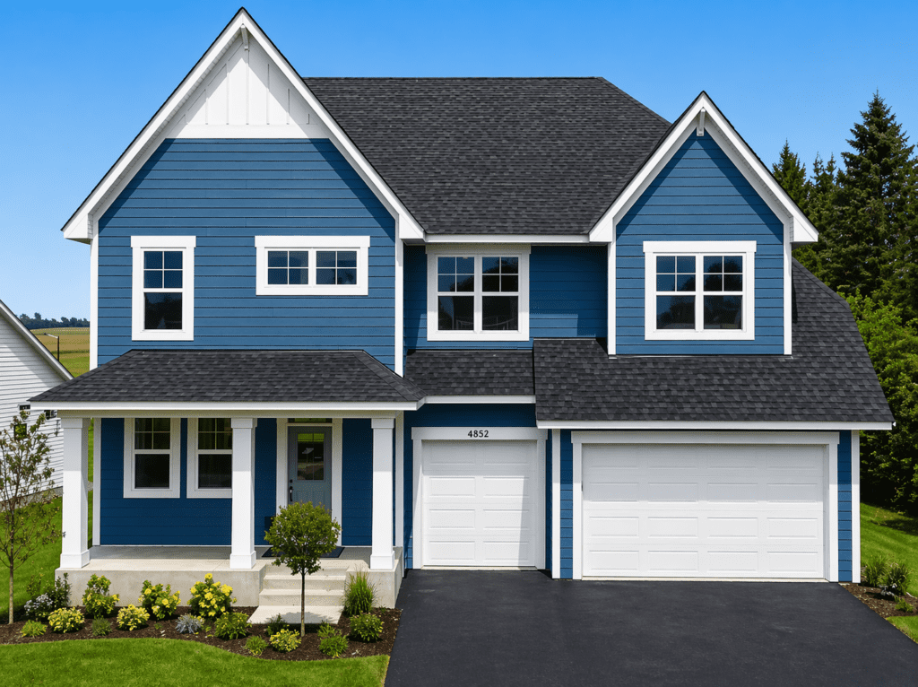 Siding Blue Home