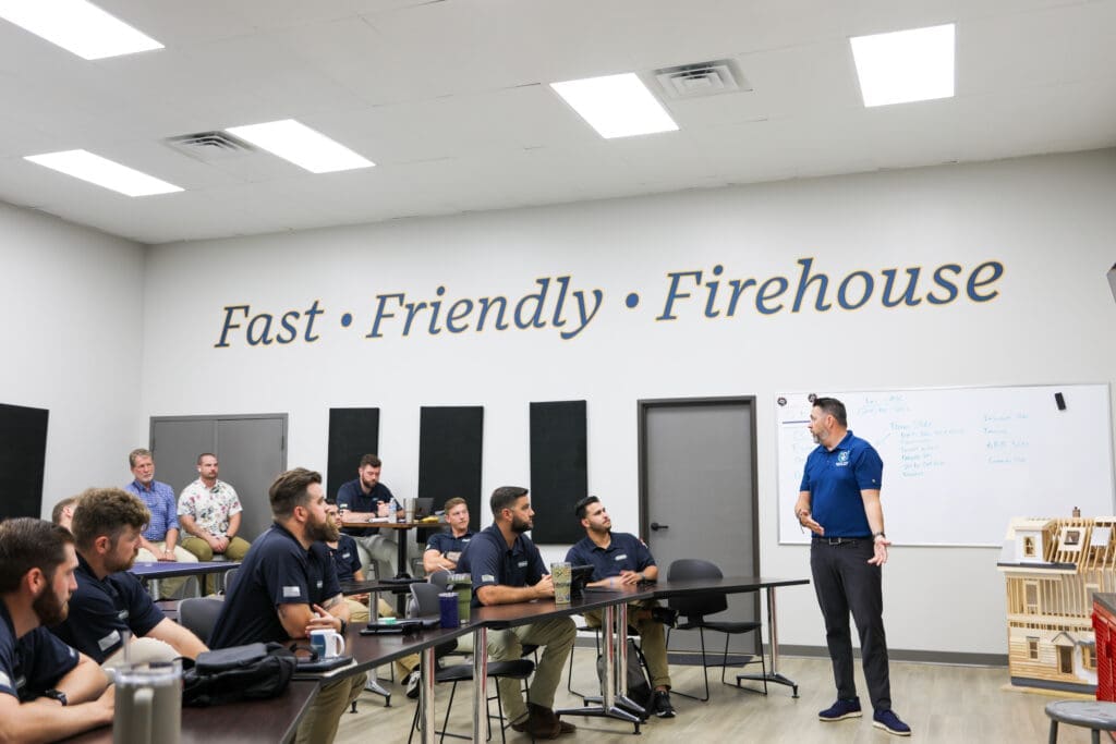 Firehouse training room